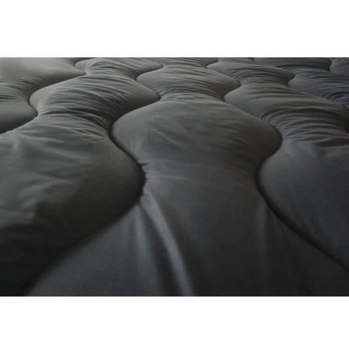 Abeil two -tone duvet - 140 x 200 cm - White and gray