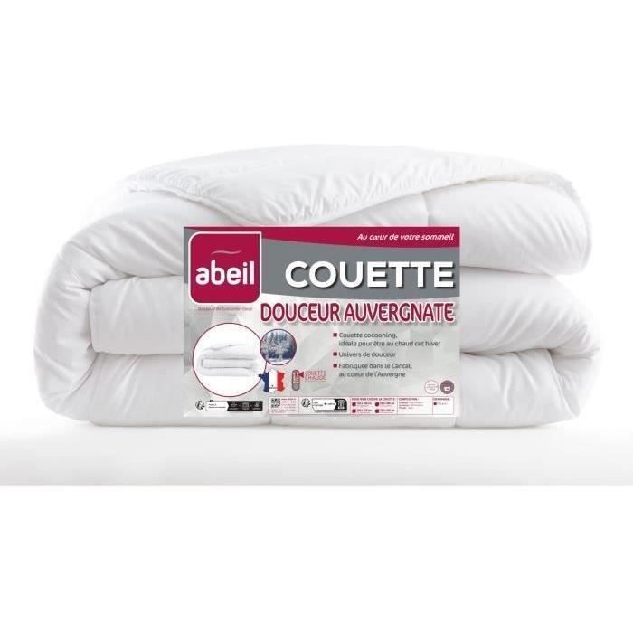Warm duvet 400gr/m² Douceur Auvergnate - 140 x 200 cm - 1 person - ABEIL