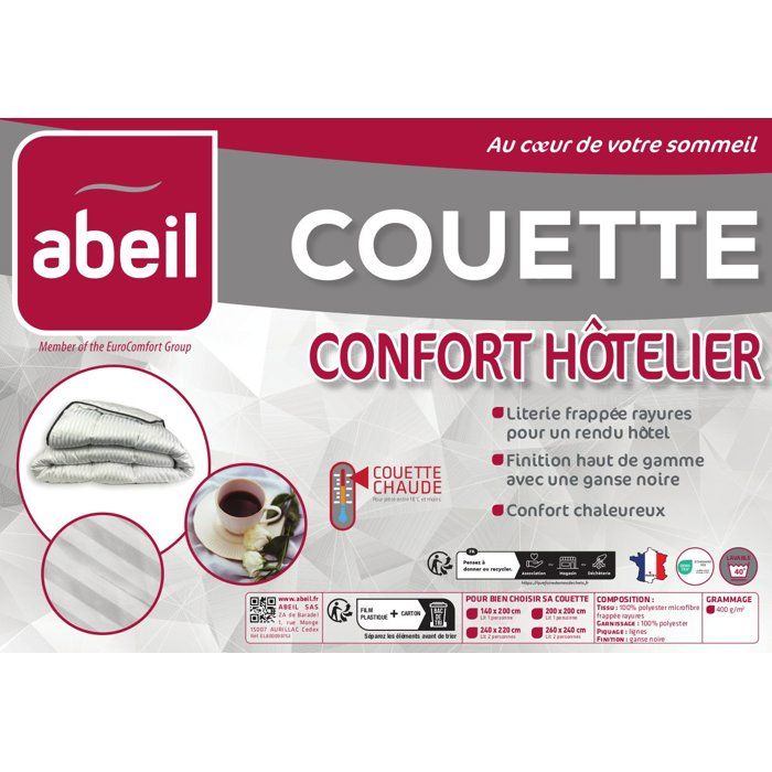 ABEIL Hotel Comfort Duvet 200 x 200 cm