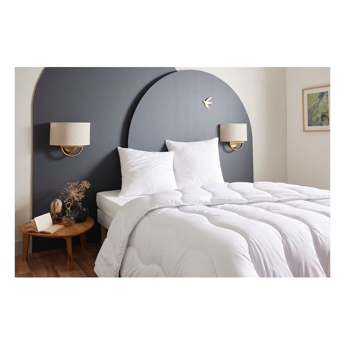 Abeil pillow with matt form mattress 60x60 cm white