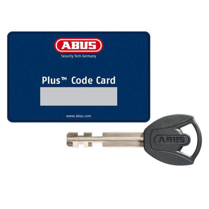 Monobloc chain lock - ABUS - 1480/180 - 14 mm links - Fabric sheathing - Direct locking - Xplus cylinder - 2 keys