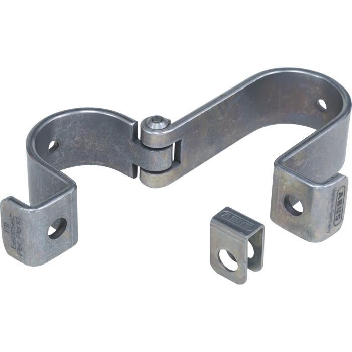 Padlock holder - ABUS - 131/140 GateSec - Protection of construction site fences - Case-hardened steel - Anti-corrosion