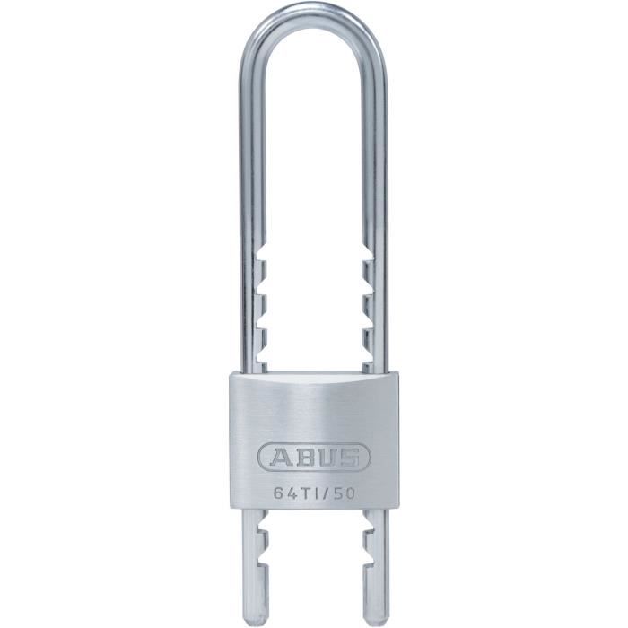 Padlock - ABUS - 64TI/50HB60-150 B/DFNLI Titalium - Aluminum body - Paracentric key