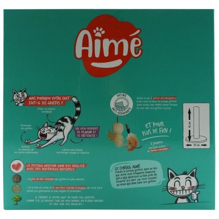 AIME Single scratch post - for cats