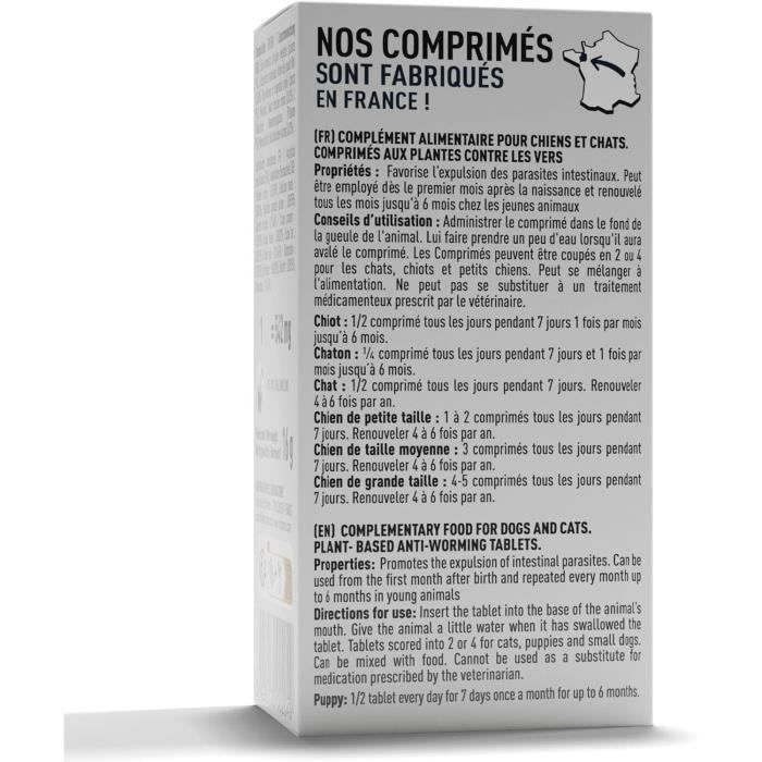 VETOCANIS Tablets against worms - For dogs and cats