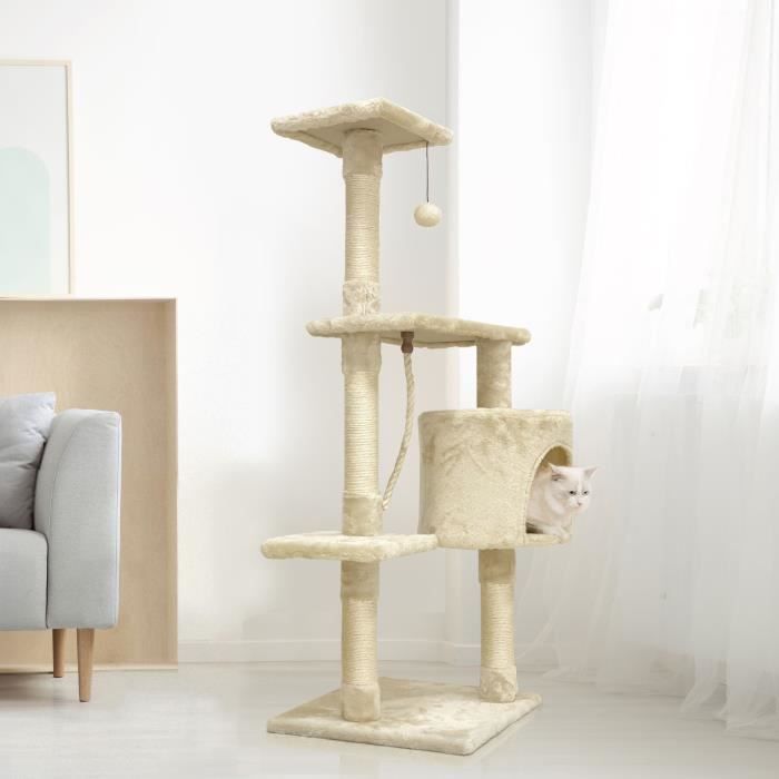 Paloma cat tree - 40x40x114cm - Beige