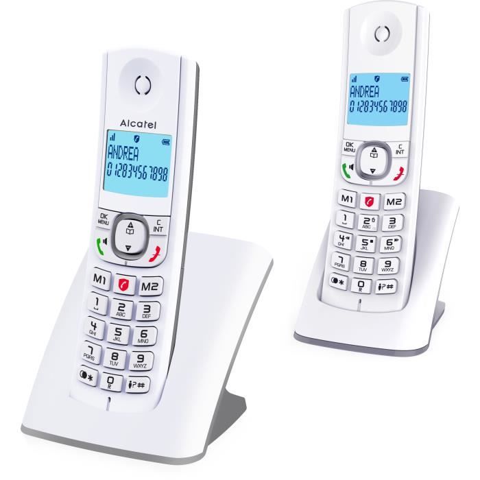 Alcatel F530 duo gray without answering machine