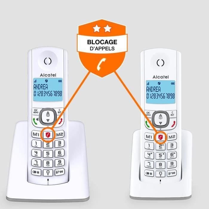 Alcatel F530 duo gray without answering machine