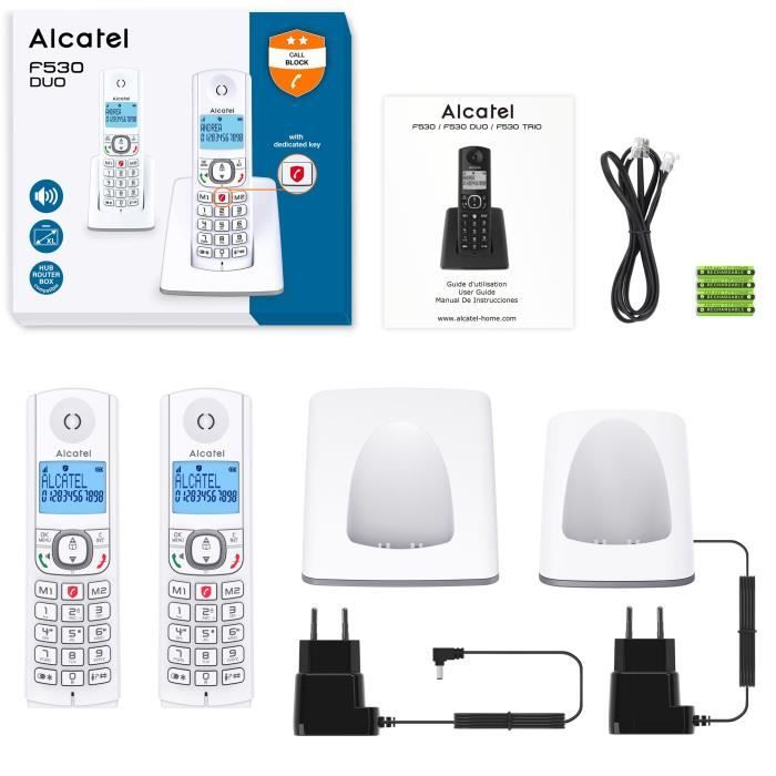Alcatel F530 blue duo