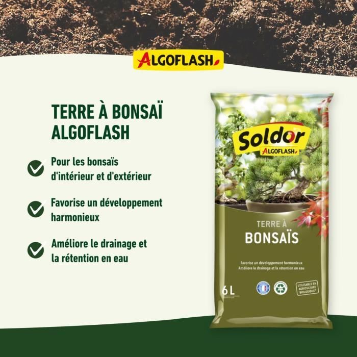 ALGOFLASH - Bonsai Soil 6 L