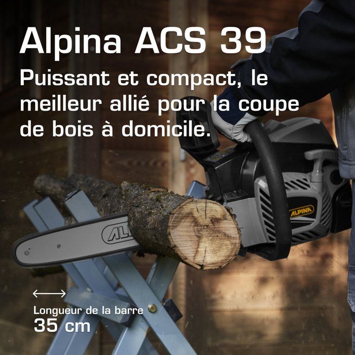 Gas-Powered Chain Saw - ALPINA - ACS 39 - 1200 W - 35 cm Bar