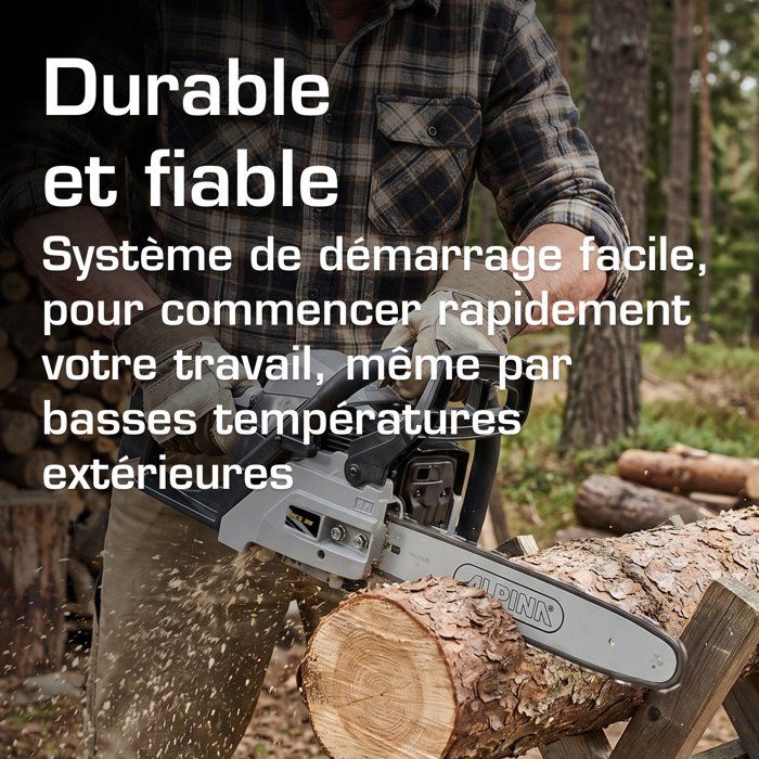 Gas-Powered Chain Saw - ALPINA - ACS 39 - 1200 W - 35 cm Bar