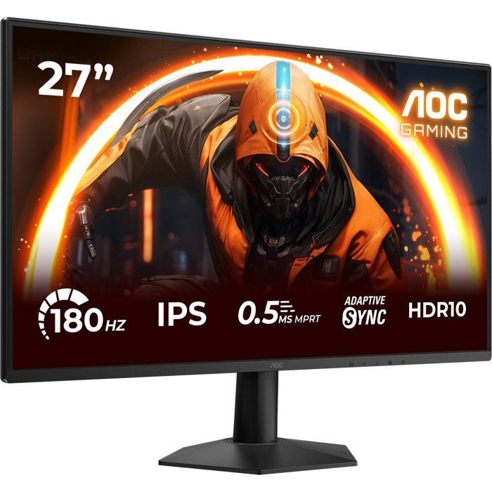 Gaming Monitor - AOC - 27" - Full HD - 180 Hz - IPS - 0.5 ms - HDR10 Adaptive Sync