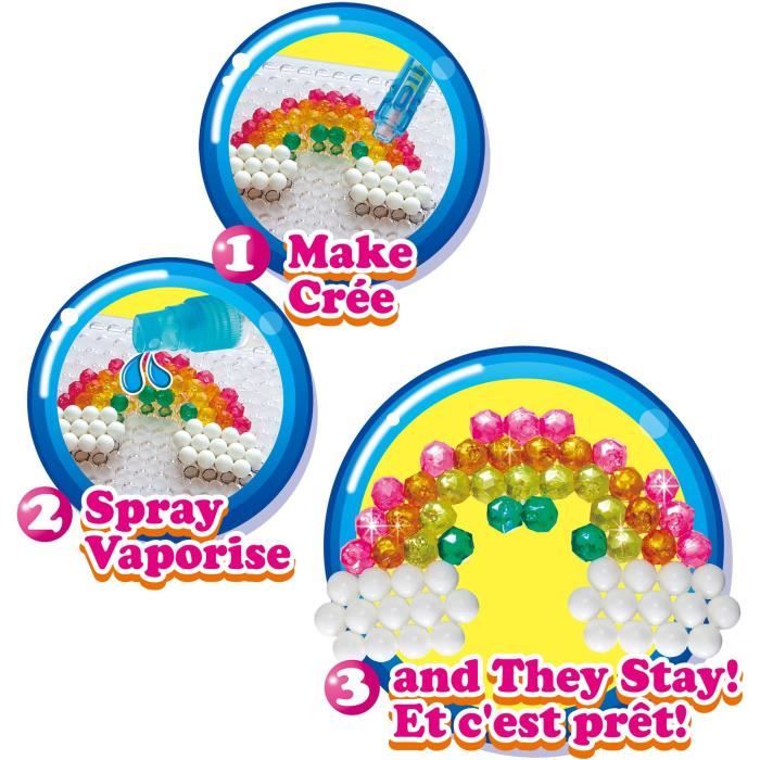 La mega recharge 2400 pearls - aquabeads - 31502 - 24 colors