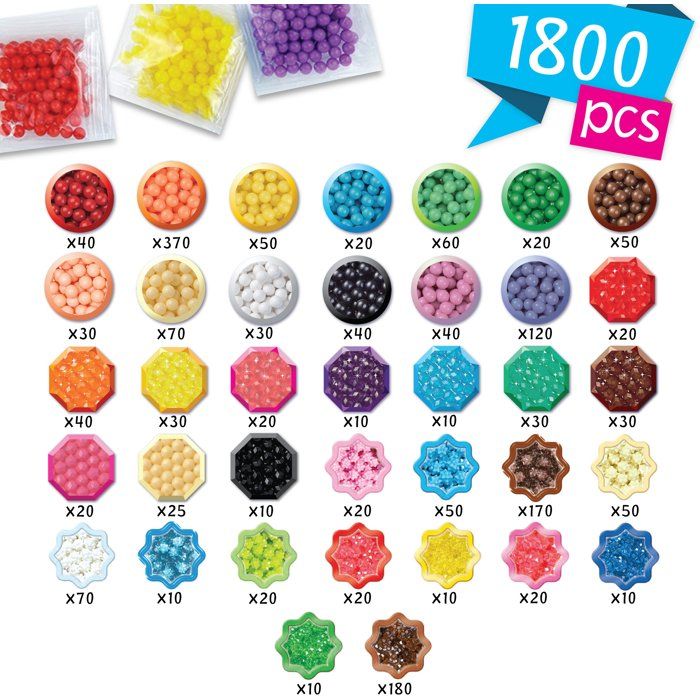 Ironing bead game - AQUABEADS - 31968 - Savanna walk