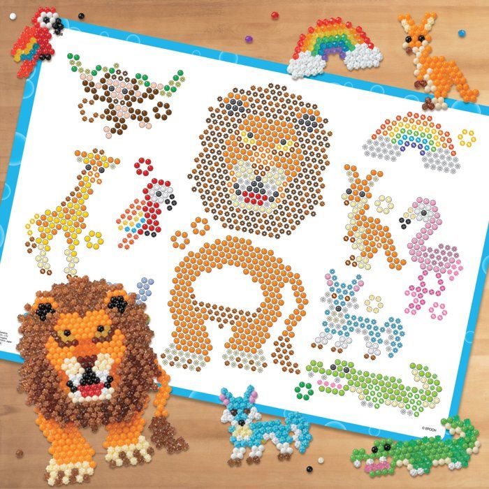 Ironing bead game - AQUABEADS - 31968 - Savanna walk