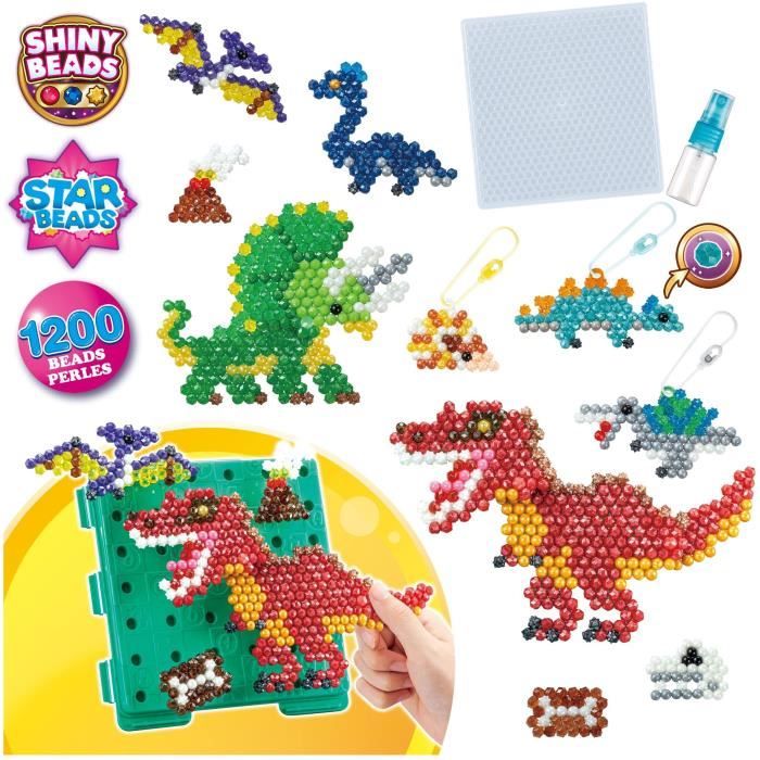 The land of dinosaurs - aquabeads - pearls that stick with water