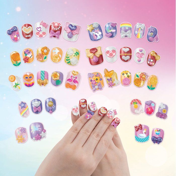 Fancy manicure recharge - Aquabeads - Nails that stick with water