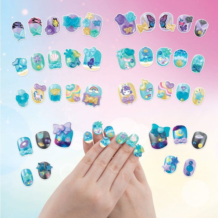 Enchanted manicure recharge - Aquabeads - Nails that stick with water, creative leisure for children