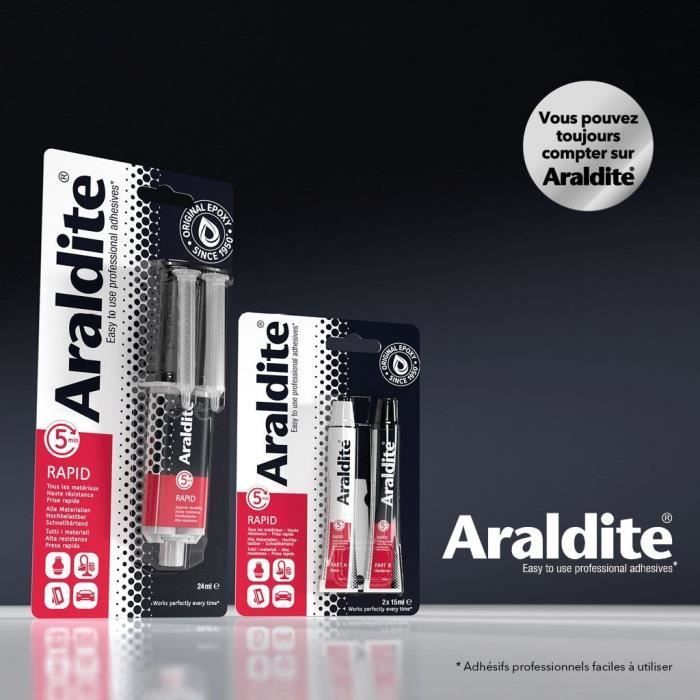 Two-component epoxy adhesive - CYANOLIT - Araldite - Rapid - 24 ml - Fast-curing - High strength - Multi-material