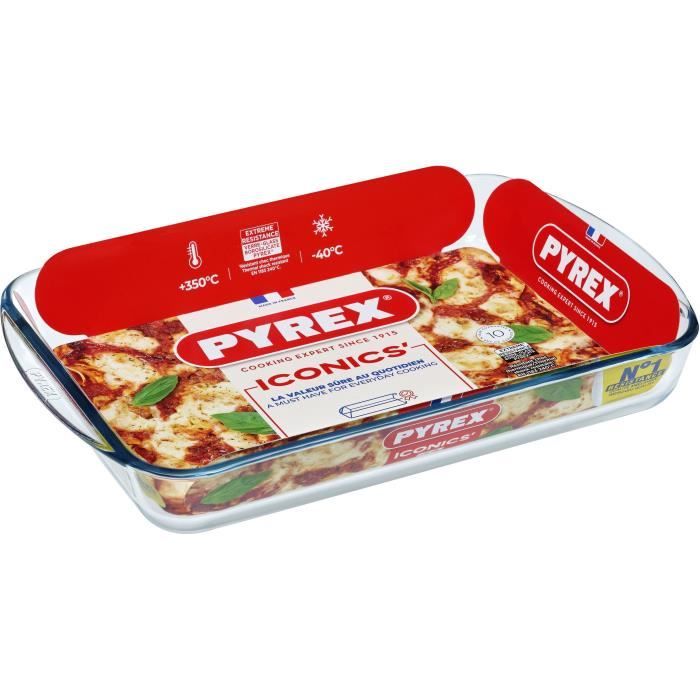 PYREX - ESSENTIALS - Glass lasagne dish 40 * 28 cm