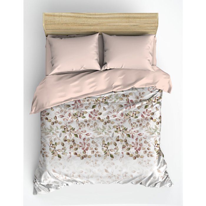 Bedding set - 1 duvet cover 220 x 240 cm + 2 pillowcases 60 x 60 cm - 100% cotton - Beige