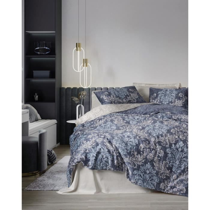 Bedding set - 1 duvet cover 220 x 240 cm + 2 pillowcases 60 x 60 cm - 100% cotton satin - Beige