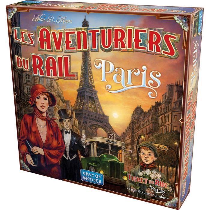 Ticket to Ride Paris - Asmodee - Ages 8 and up
