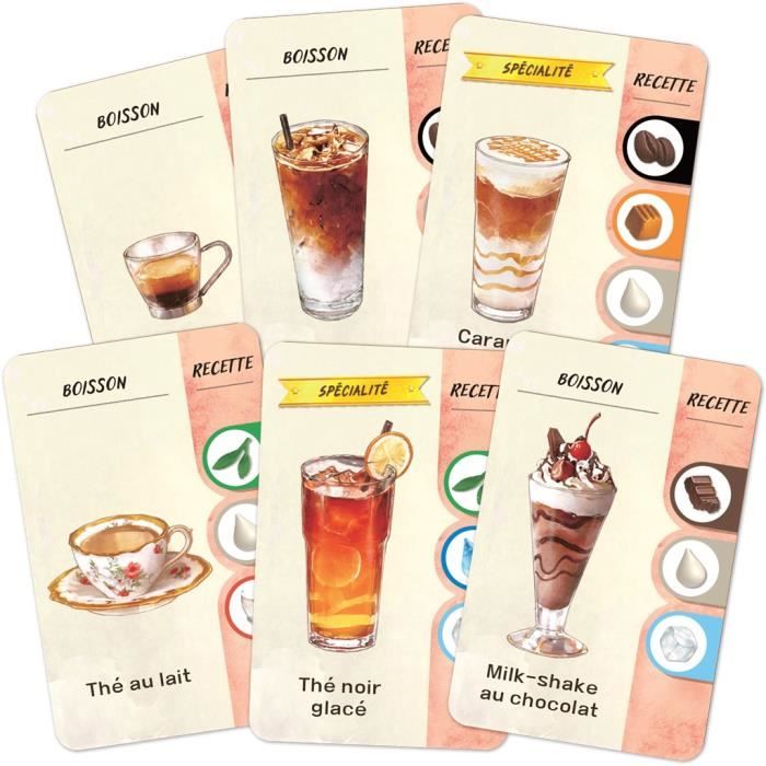 Management game - ASMODEE - KBGCR01FR - Coffee Rush - 2 players or more - 30 min of play