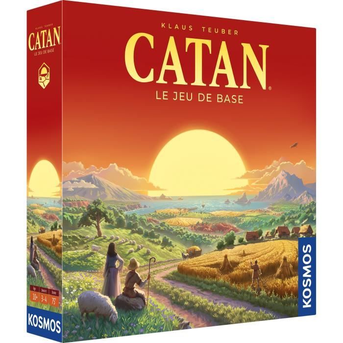 KOSMOS CATAN Board Game (Refresh) - Best-selling Strategy and Negotiation Game - Ages 10 and up - 3 to 4 players - 60 to 120 min