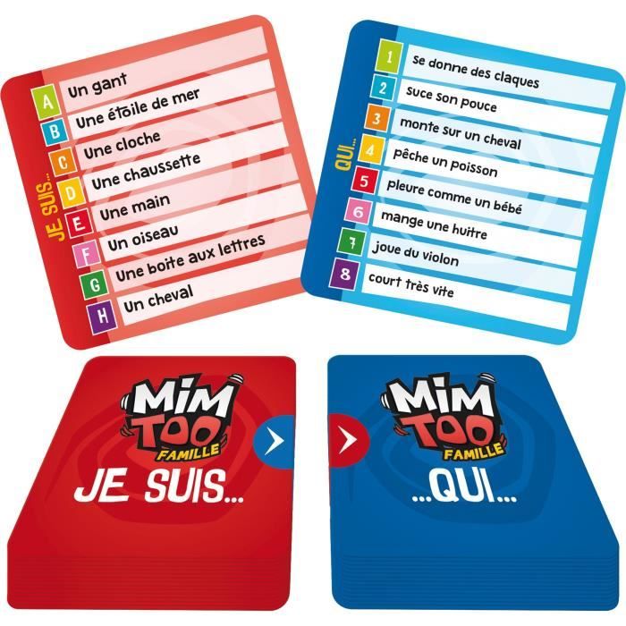 Mimtoo: Family|Asmodee - Card and imagination game - from 6 years old