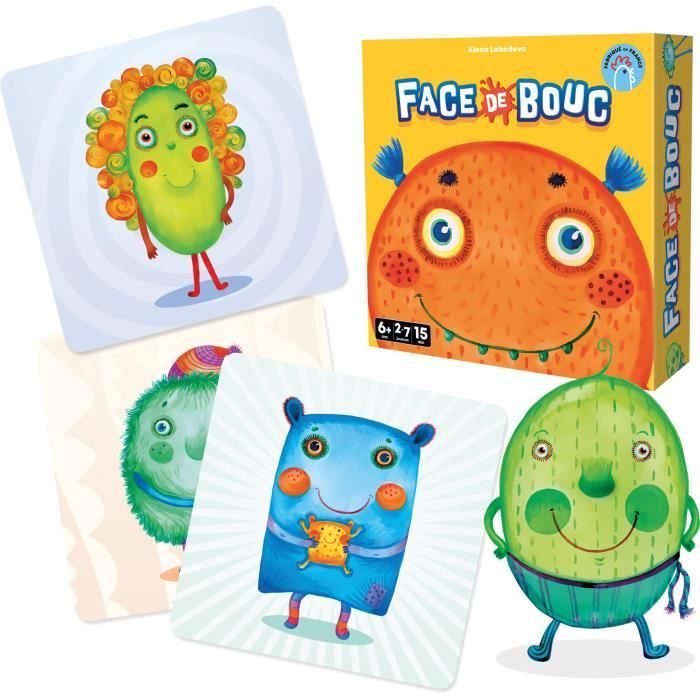 Goat face - Asmodee - Fun memory game that encourages creativity - Ages 6