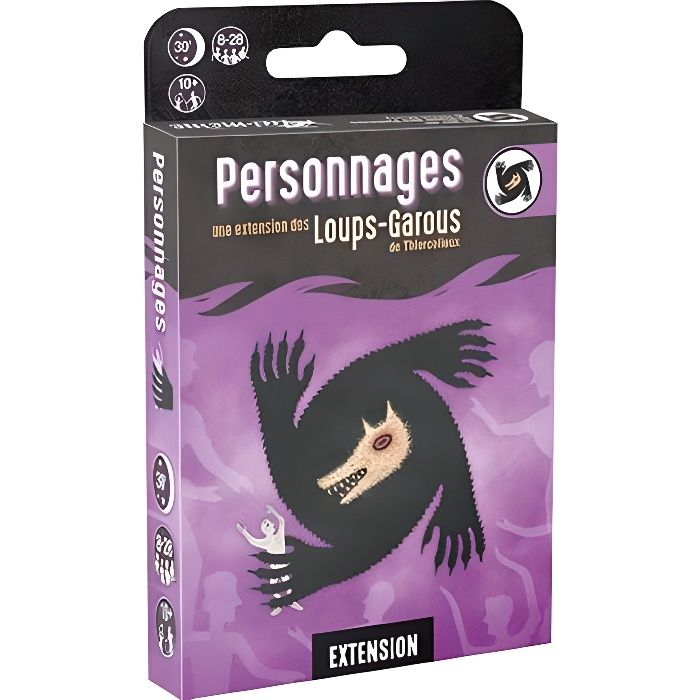 Les Loups-Garous de Thiercelieux - Expansion: Characters (Edition 2021) - Asmodee - Hidden role-playing game - Group game