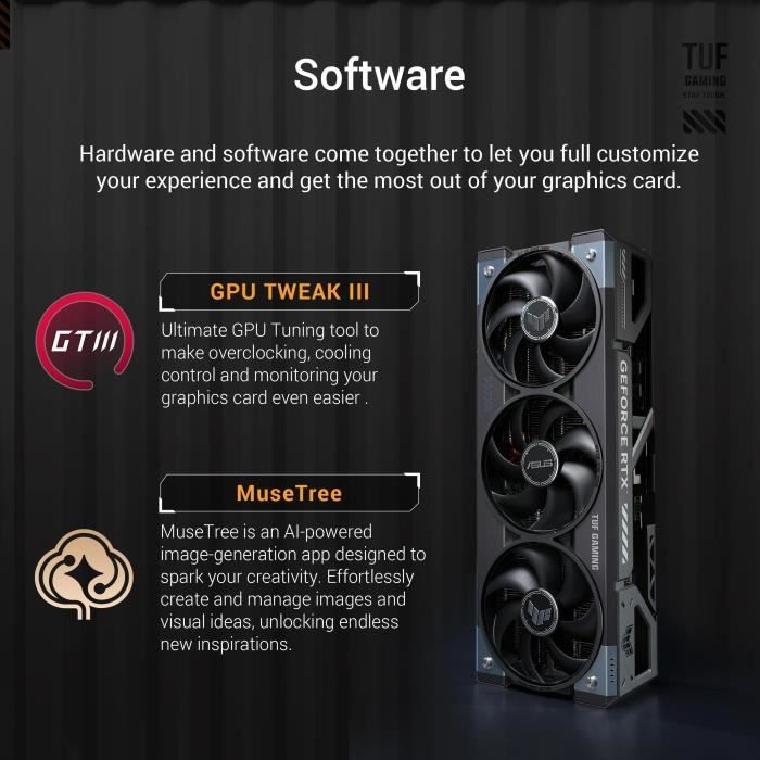 Graphics card - ASUS - TUF-RTX5080-O16G-GAMING