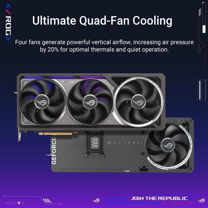 Graphics card - ASUS - ROG-ASTRAL-RTX5080-O16G-GAMING