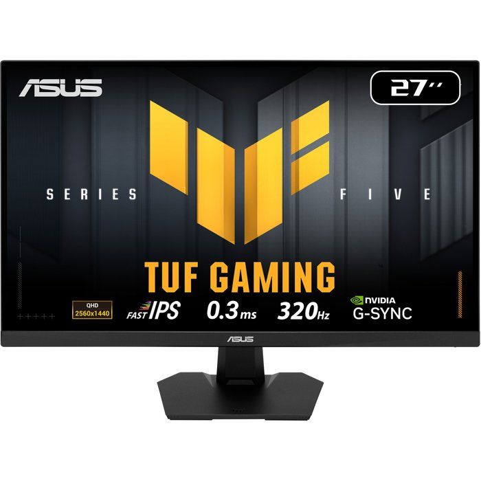 PC Gamer Monitor - ASUS - 27" - WQHD 2560x1440 - 320Hz - IPS - 0.3ms - VG27AQM5F