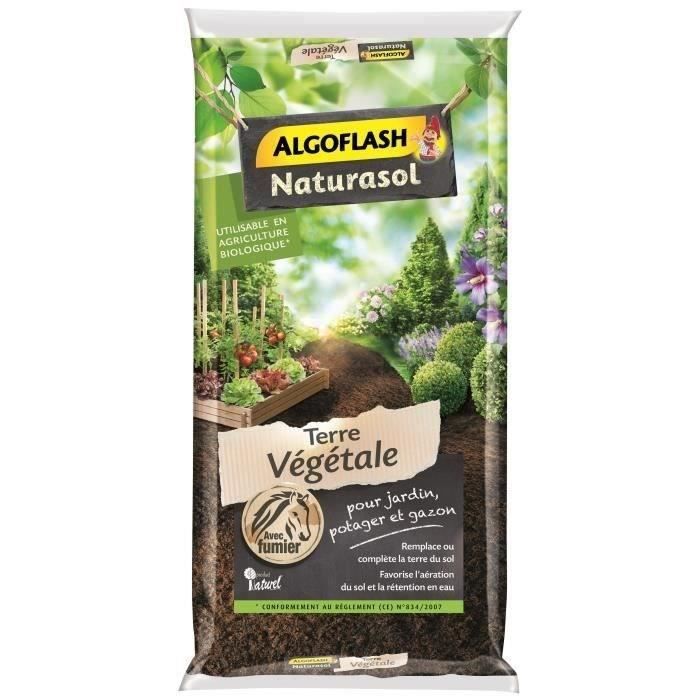 Enriched terrely land - Algoflash Naturasol - 40 L