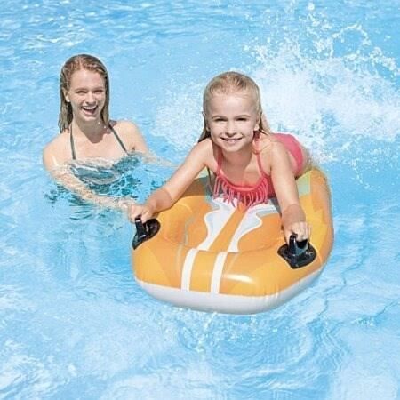 INTEX Child Inflatable Bodyboard Surfboard (random color)