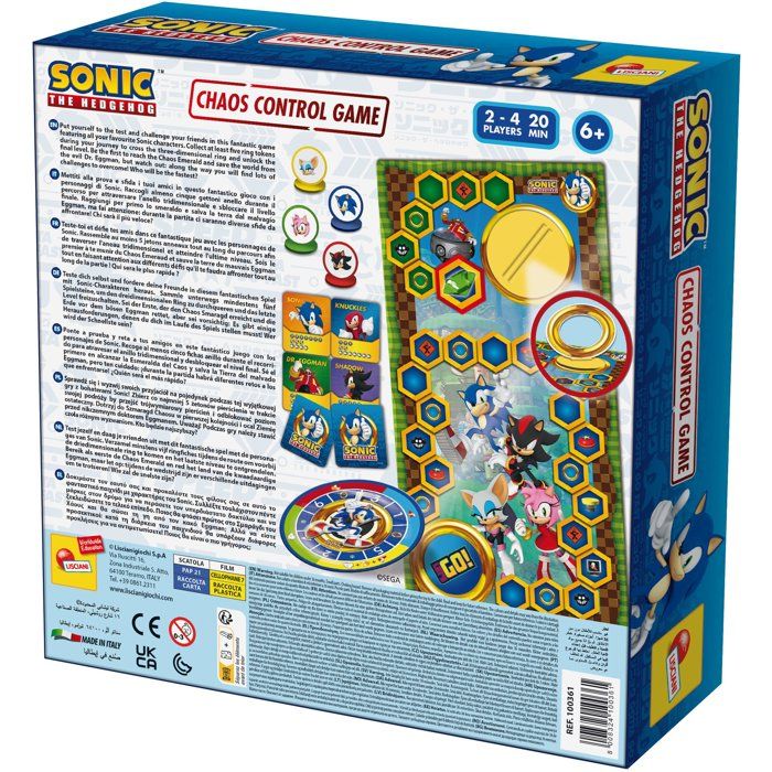 Sonic: Control of Chaos - Board Game - LISCIANI - Adventure - Sonic Universe
