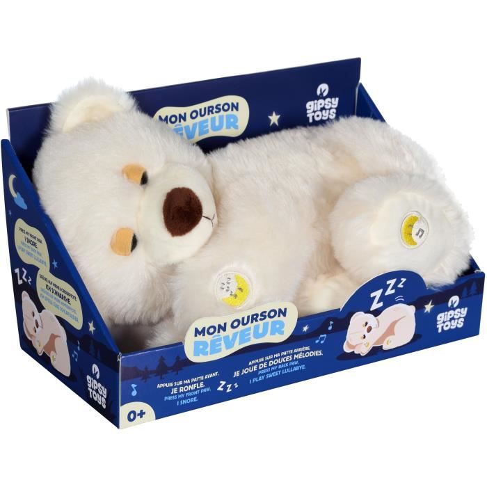 Plush - Gipsy Toys - Sound dreaming bear - 30cm