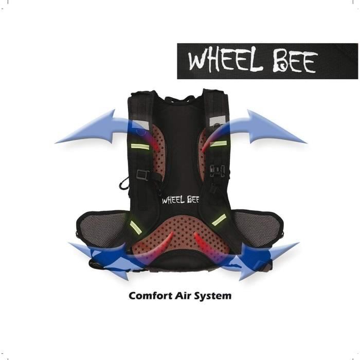 Backpack - Bike - SCHILDKRÖT - LED + USB port + Headphone output included