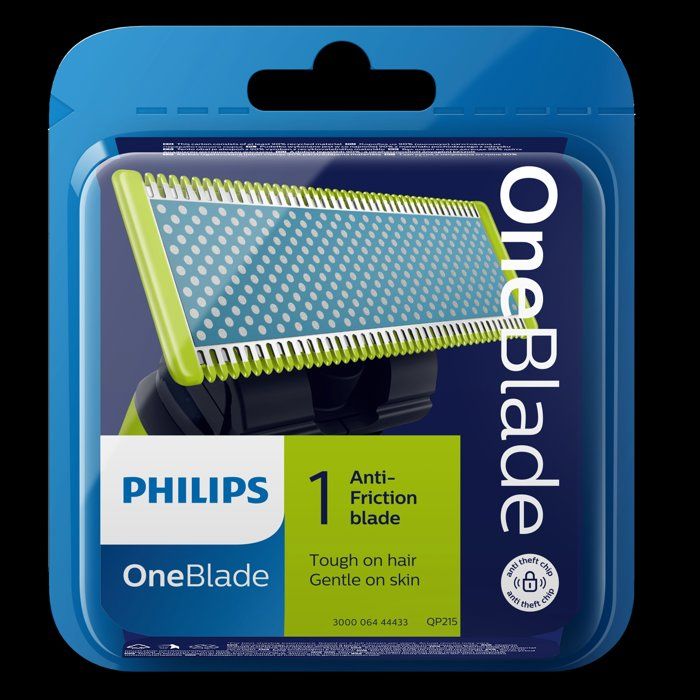OneBlade Replacement Blade - PHILIPS - QP215/50 - First Shave - Anti-Friction - 1 Blade