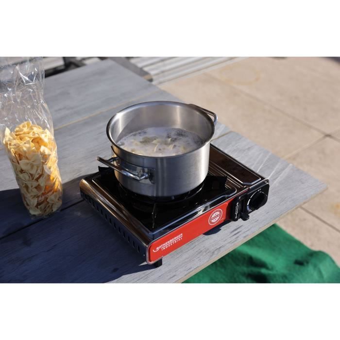 Gas stove - ROTHENBERGER - PREMIUM RS 220 - 2200 W - Grey and black