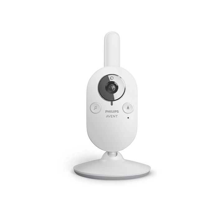 SCD892/26 Video Baby Monitor 300 meter range / 3.5' color screen with 2x zoom / Lullabies - Night light - Temperature - Eco mode