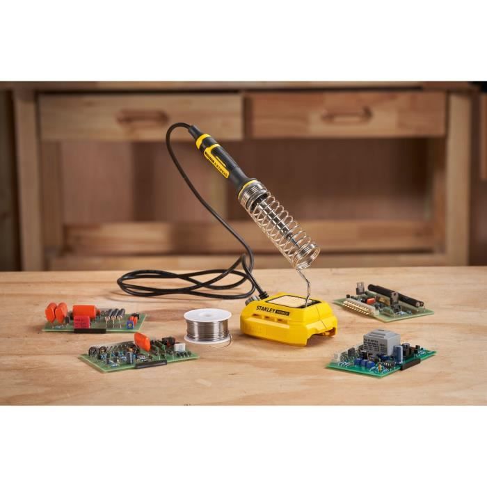 Soldering iron - 18V - 204°C to 484°C - V20 range - STANLEY FATMAX, SFMCE040B-XJ