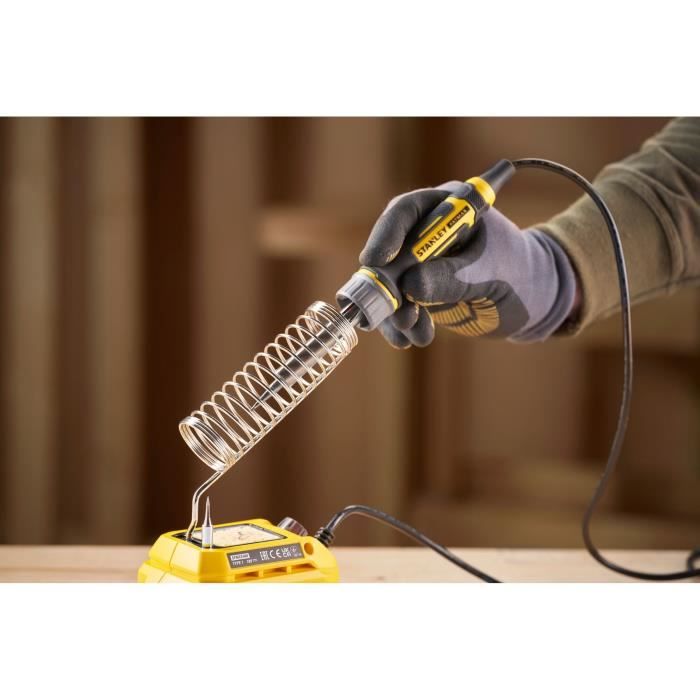Soldering iron - 18V - 204°C to 484°C - V20 range - STANLEY FATMAX, SFMCE040B-XJ