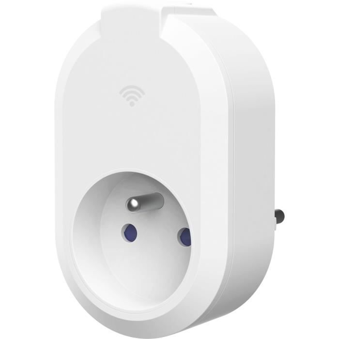 Set of 2 connected sockets - LINK2HOME - 230 V - White