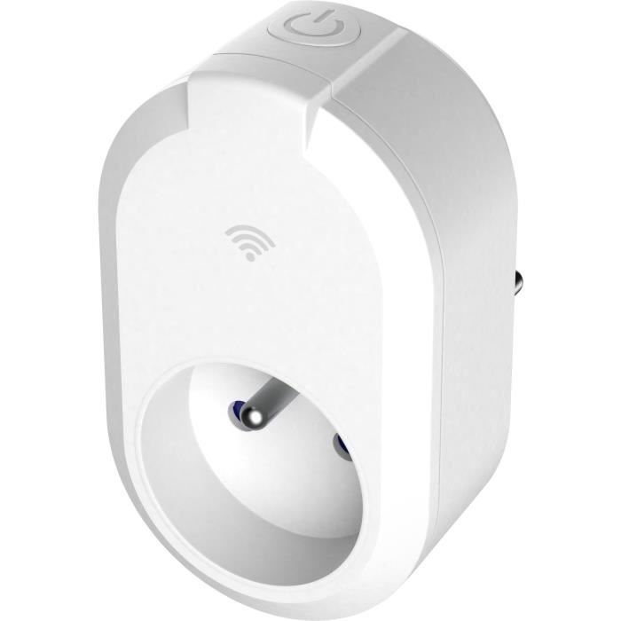 Set of 2 connected sockets - LINK2HOME - 230 V - White