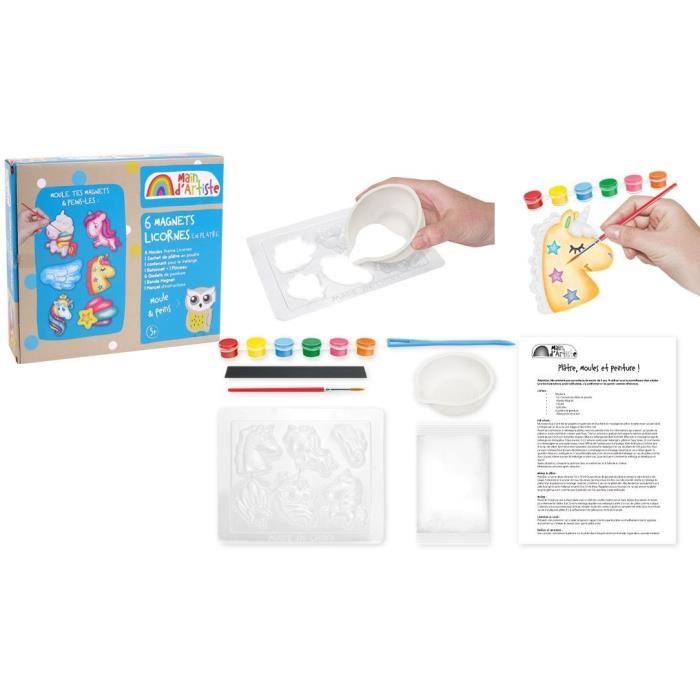 Unicorn Magnet Creation Kit - Creative Leisure - ARTIST'S HAND - From 5 years old