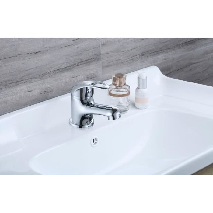 Washbasin mixer - EDOUARD ROUSSEAU - JOKER - Chrome